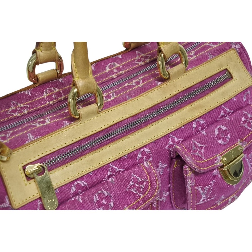 Louis Vuitton Neo Denim Handbag Speedy Pink Monogram - Picture 5 of 9